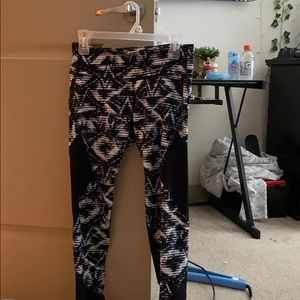 Tie Dye Blue/White Leggings
